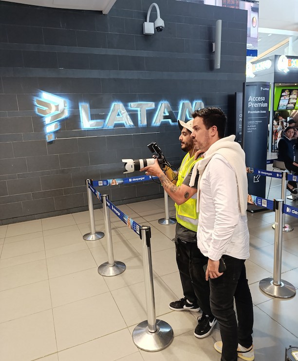 Equipo La7em grabando